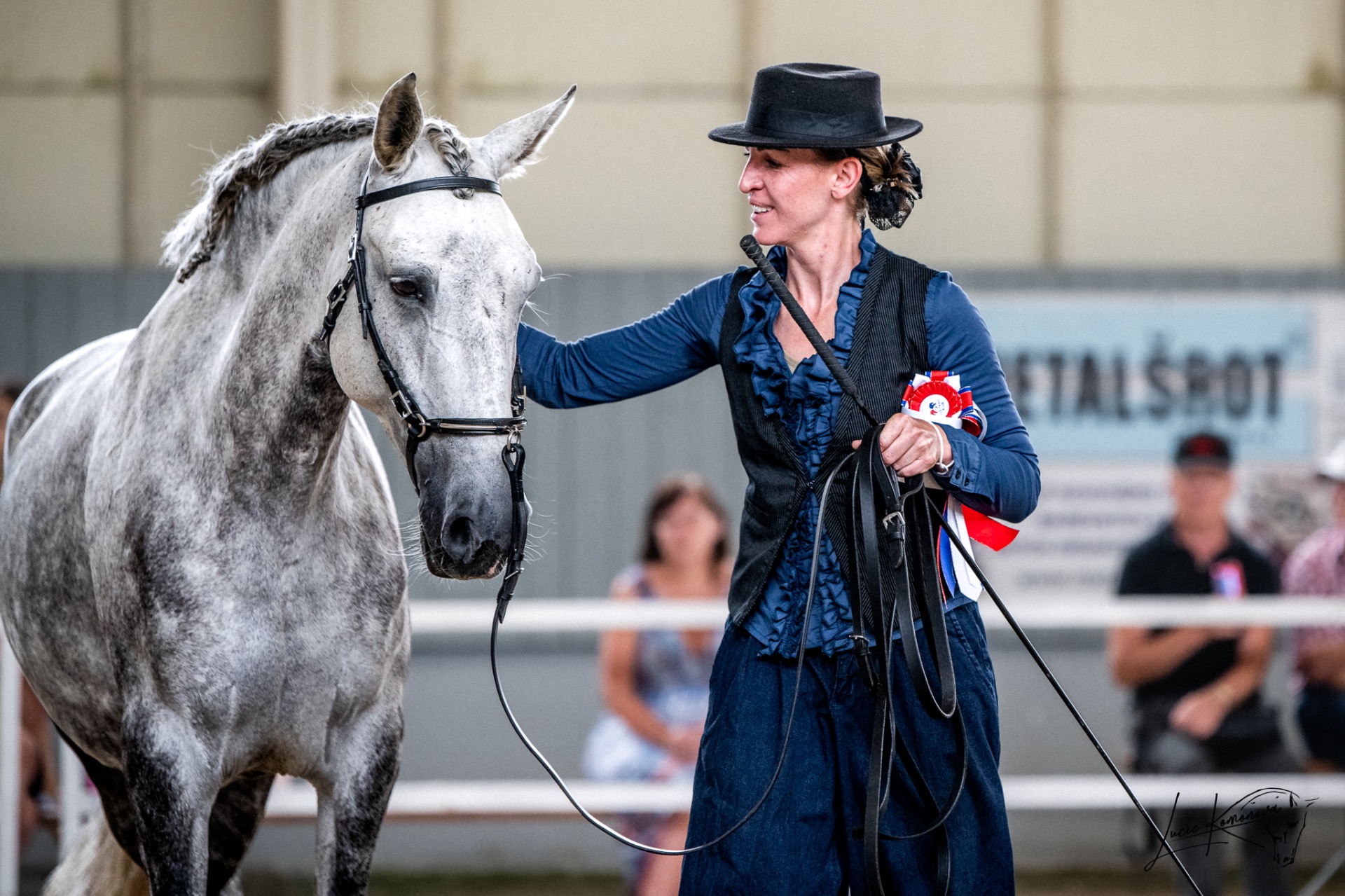 Lambreta na výstavě lusitano koní
