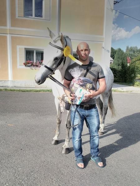 Michal a Kenia, naše první místo Open Ridden v Nebanicích